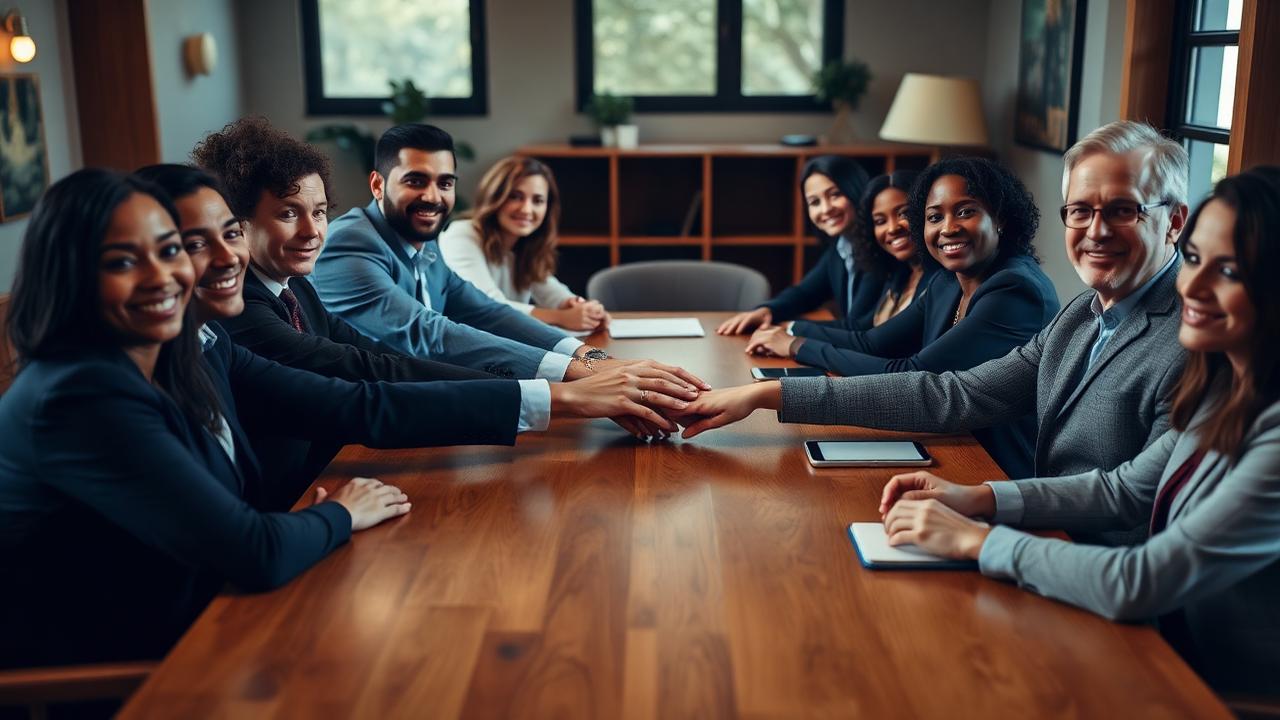 Foto ejecutiva representando Generar Confianza en el Equipo · 5 Pilares