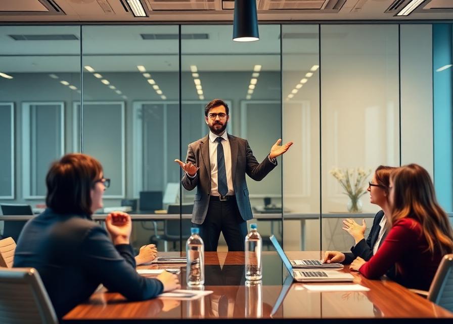 Foto ejecutiva representando Liderazgo Resonante de Daniel Goleman