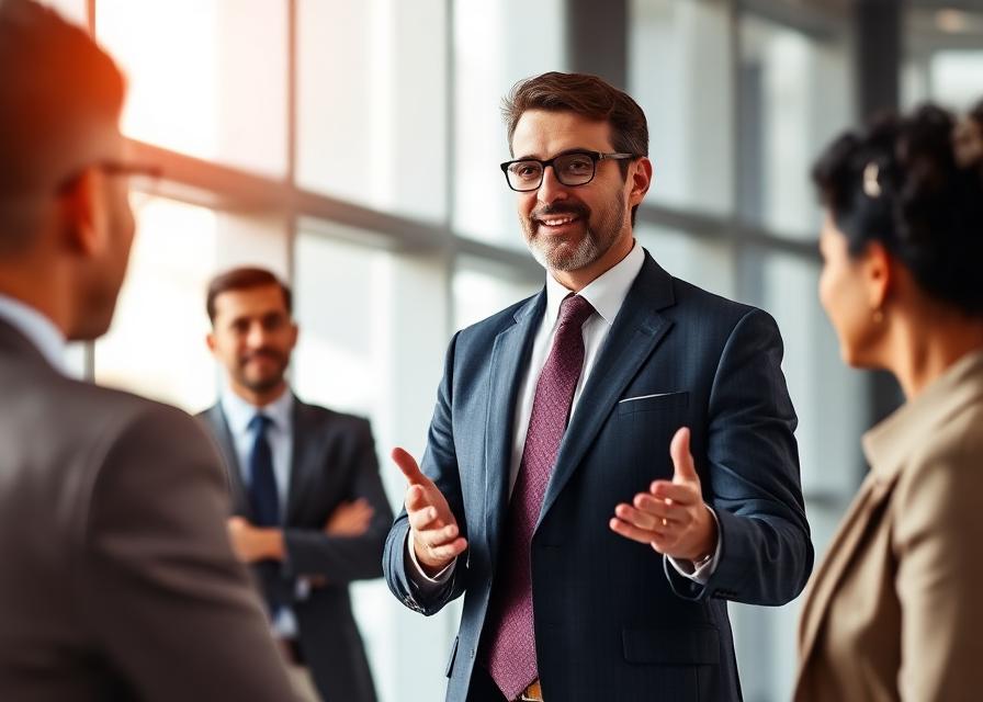 Foto ejecutiva representando PNL para Líderes Empresariales
